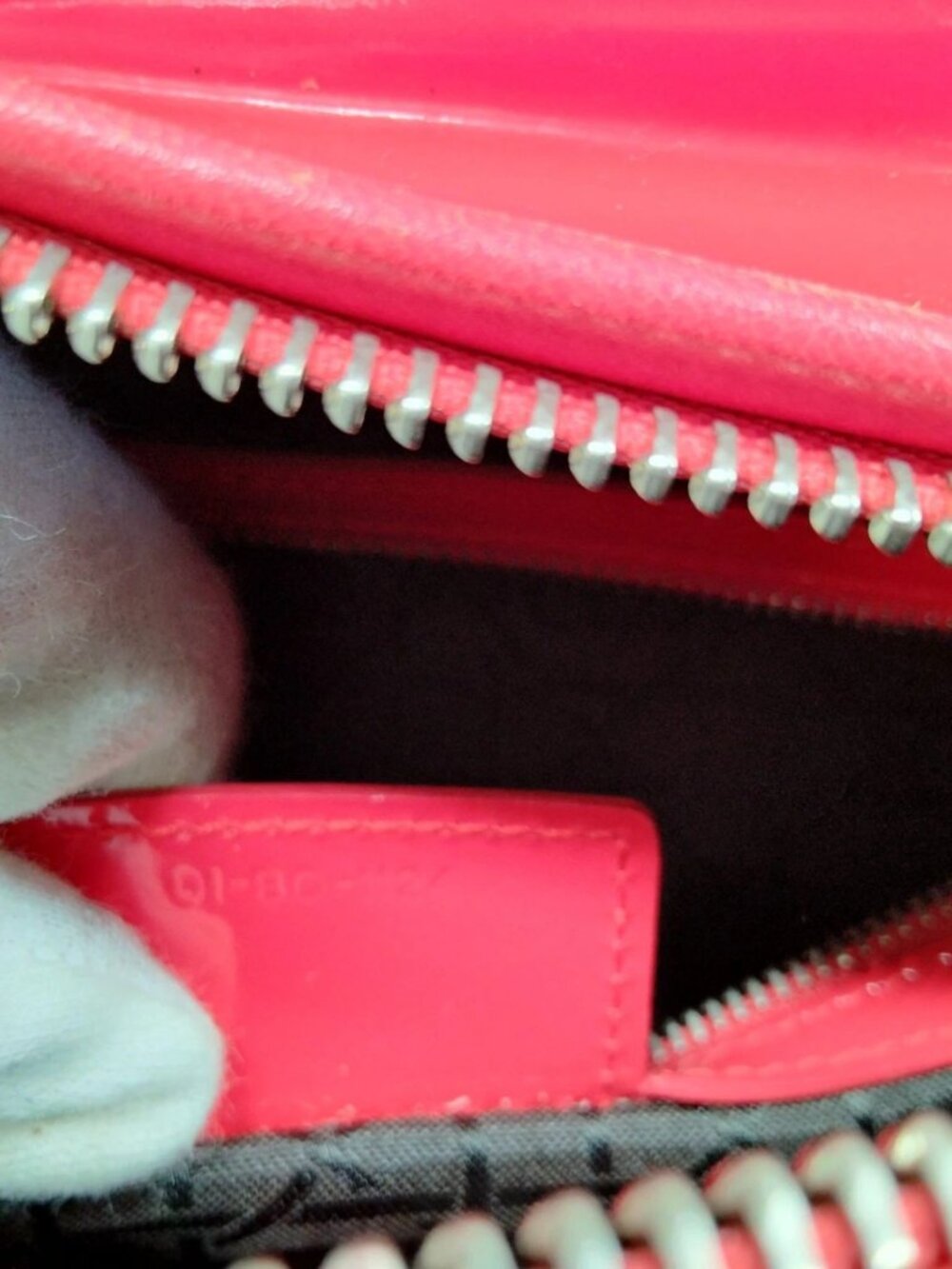 546768CR T6 Christian Dior Crossbody Bag Red Leather - Picture 8 of 9